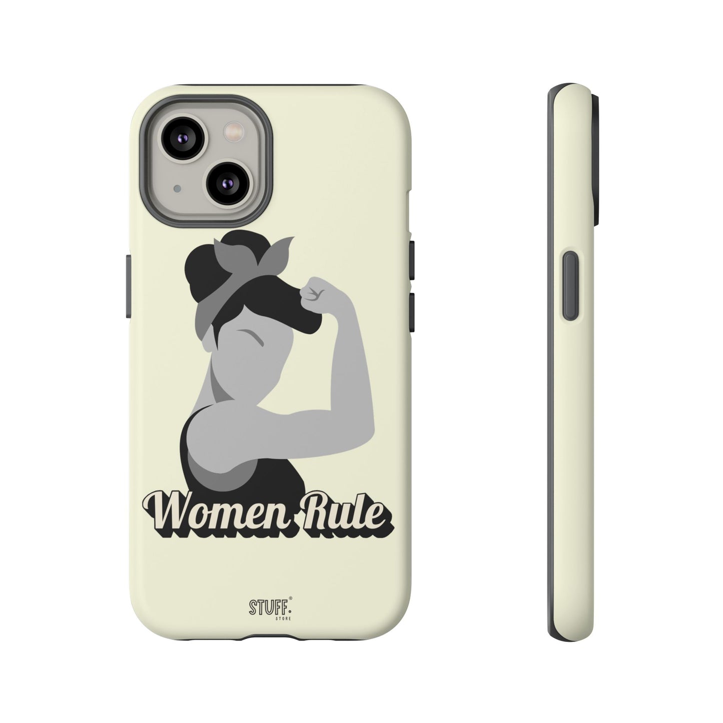 Women Rule Case | Coque résistante double protection avec Design Féministe inspirant