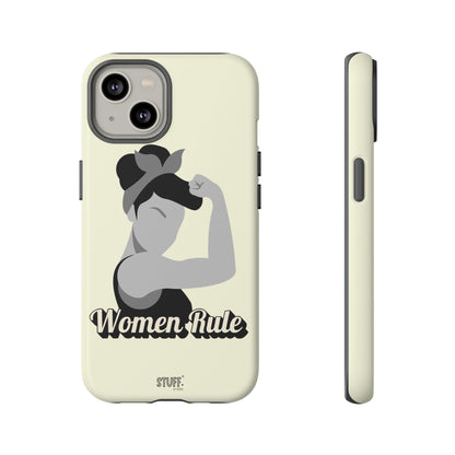 Women Rule Case | Coque résistante double protection avec Design Féministe inspirant