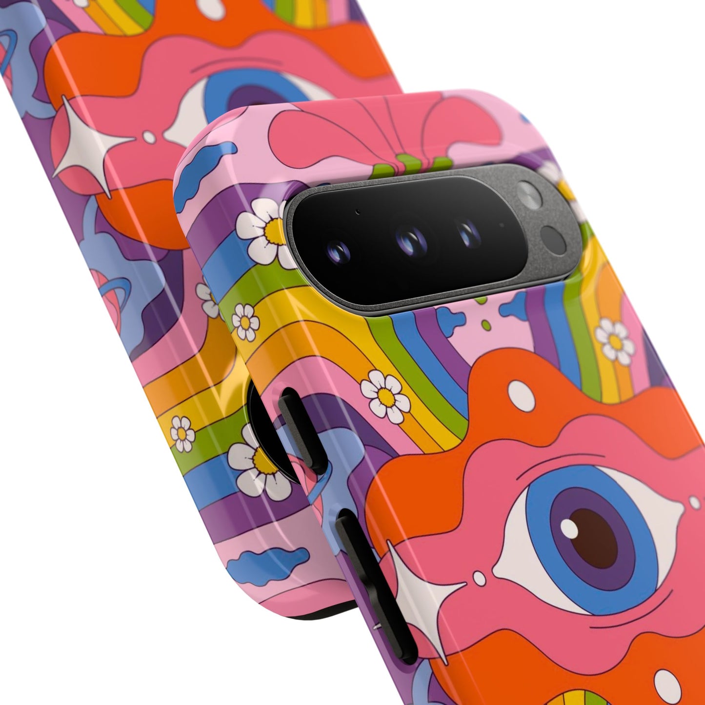 Psych Case | Coque résistante double protection avec Design Psychédélique coloré