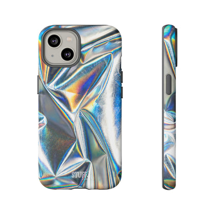 Metallic Case | Coque résistante double protection anti-choc - Effet Métallique