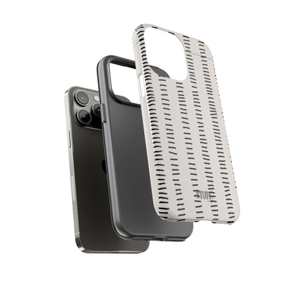 Striped Case | Coque résistante double protection antichoc - Design Minimaliste