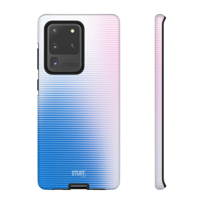 Gradient Case | Coque résistante double protection anti-choc - Dégradé Bleu & Rose