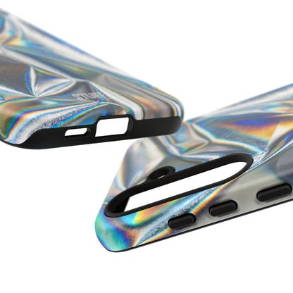 Metallic Case | Coque résistante double protection anti-choc - Effet Métallique