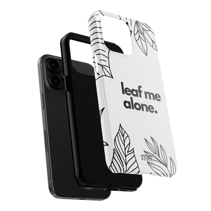 Leaf Me Case | Coque résistante double protection avec design minimaliste