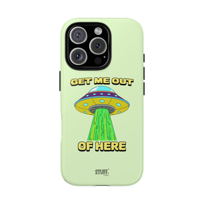 Get Me Out of Here | Coque résistante anti-choc — Vert Menthe