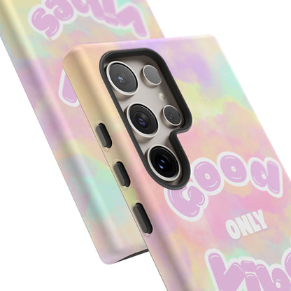 Good Vibes Only Case | Coque résistante double protection avec Design Aesthetic