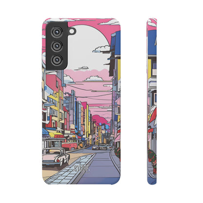 Pop Art Sunset | Coque snap légère et résistante inspiration Lichtenstein