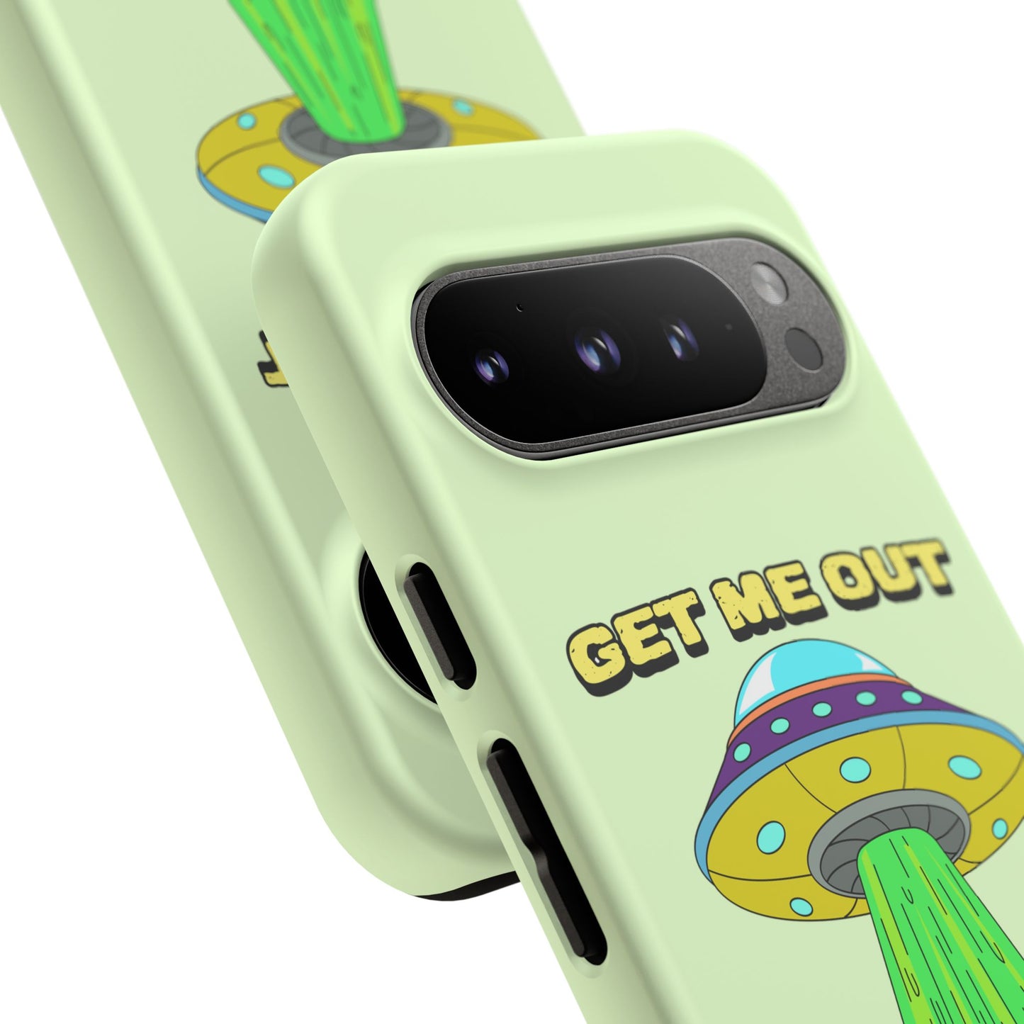 Get Me Out of Here | Coque résistante anti-choc — Vert Menthe