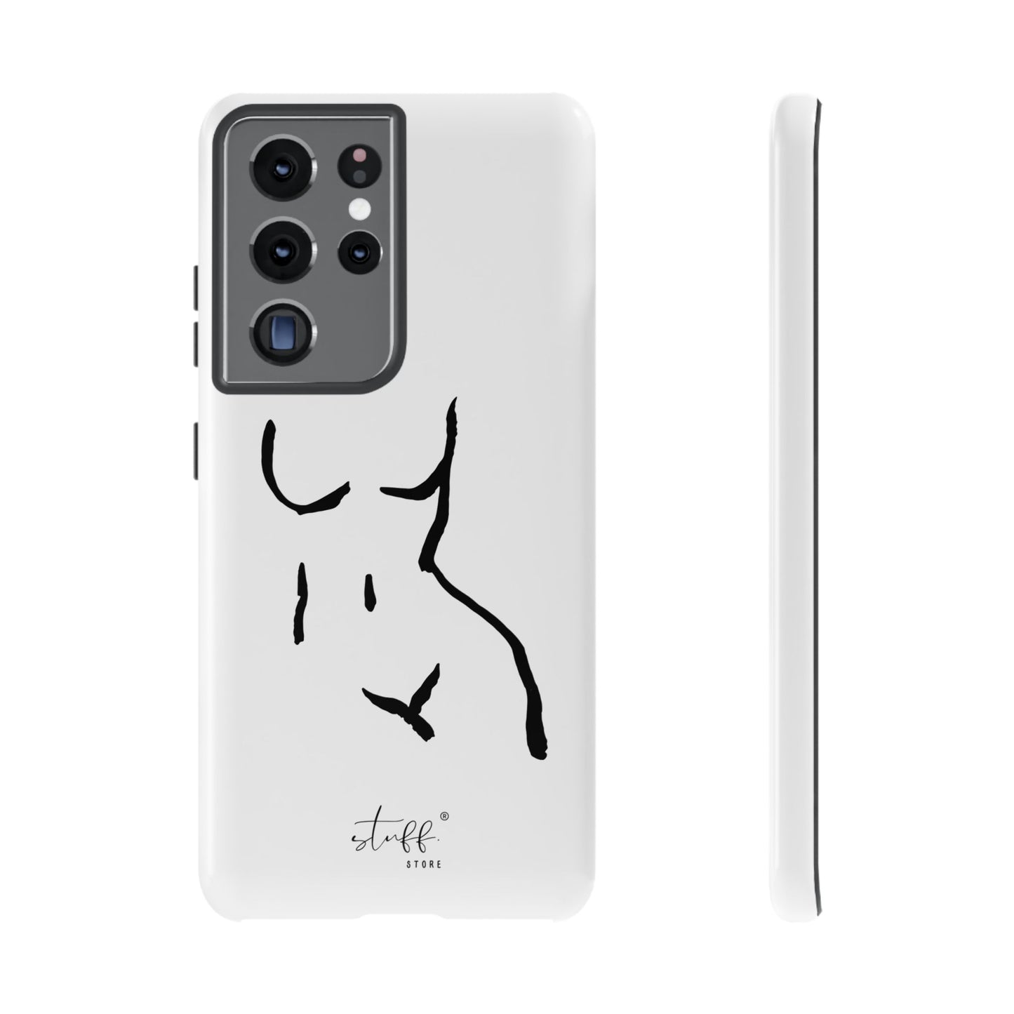 The Curve Case | Resistant double protection shell with Minimalist Design by Women