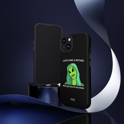 Meme Liking Alien Case | Coque résistante double protection pour les amateurs de Pop Culture