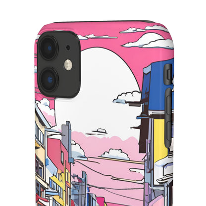Pop Art Sunset | Coque snap légère et résistante inspiration Lichtenstein