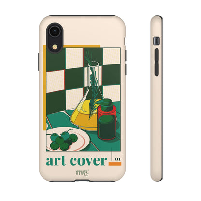 Olio d'Amore Case | Coque résistante double protection avec Design artistique Rétro