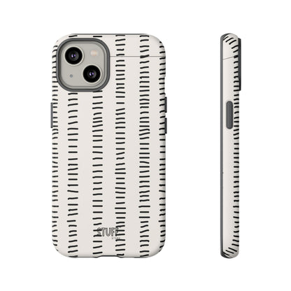 Striped Case | Coque résistante double protection antichoc - Design Minimaliste
