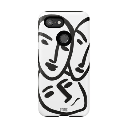 Les Trois Visages | Coque résistante double protection — inspiration Matisse