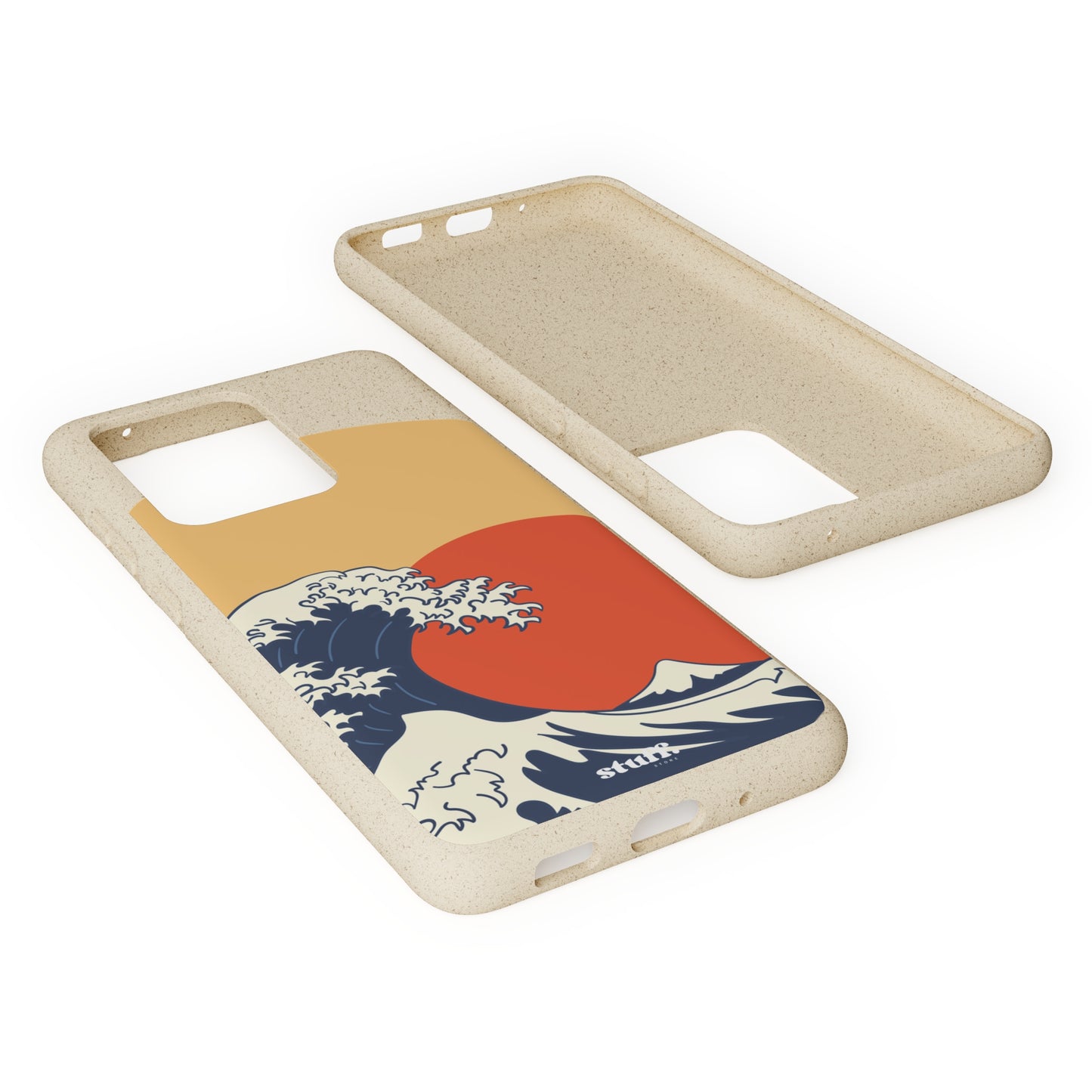 La Grande Vague | biodegradable shell in bamboo and bioplastic - inspired by Japanese art