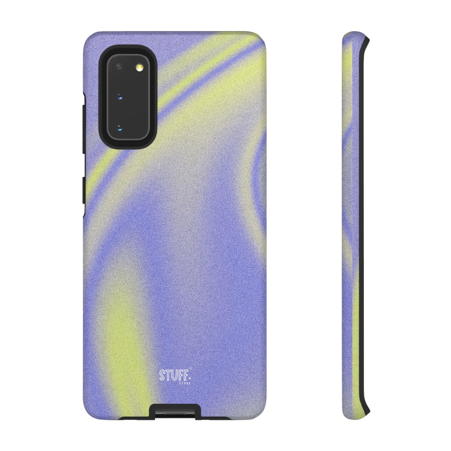 Vibrant Case | Coque résistante double protection anti-choc - Violet & Jaune