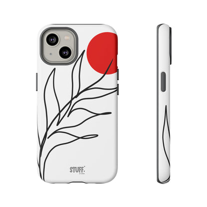 Red Sun Case | Coque résistante double protection avec Design Minimaliste