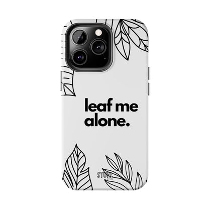 Leaf Me Case | Coque résistante double protection avec design minimaliste