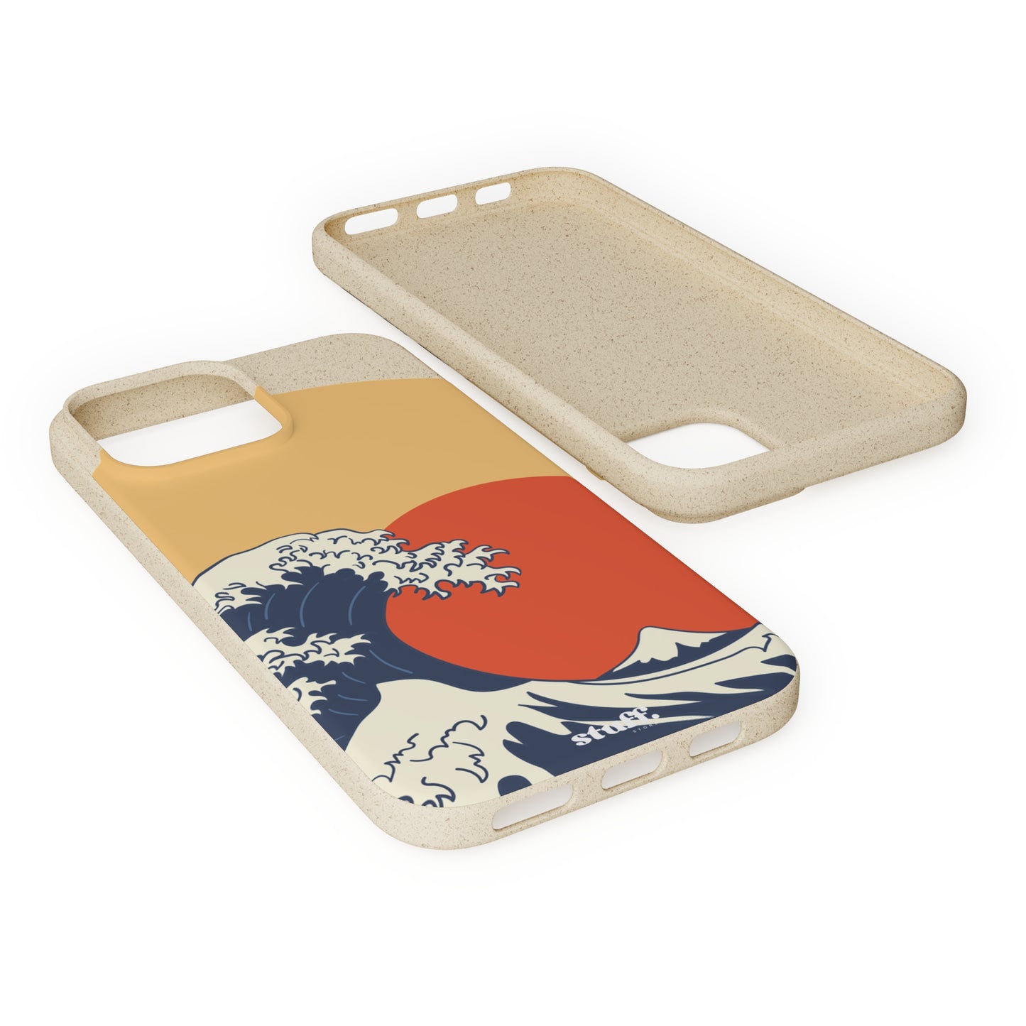 La Grande Vague | biodegradable shell in bamboo and bioplastic - inspired by Japanese art