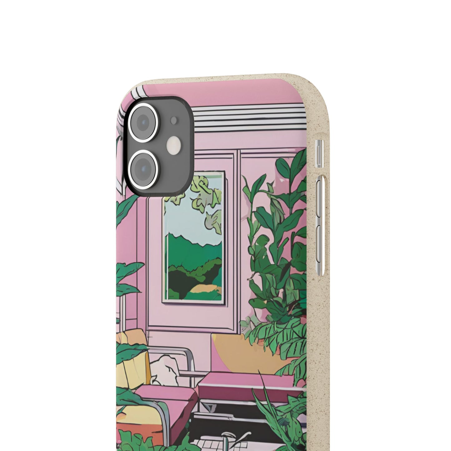 Plant Pop Case | Coque biodégradable en bambou et bioplastique avec design coloré | Parfait pour les amoureux des plantes - Avec emballage cadeau