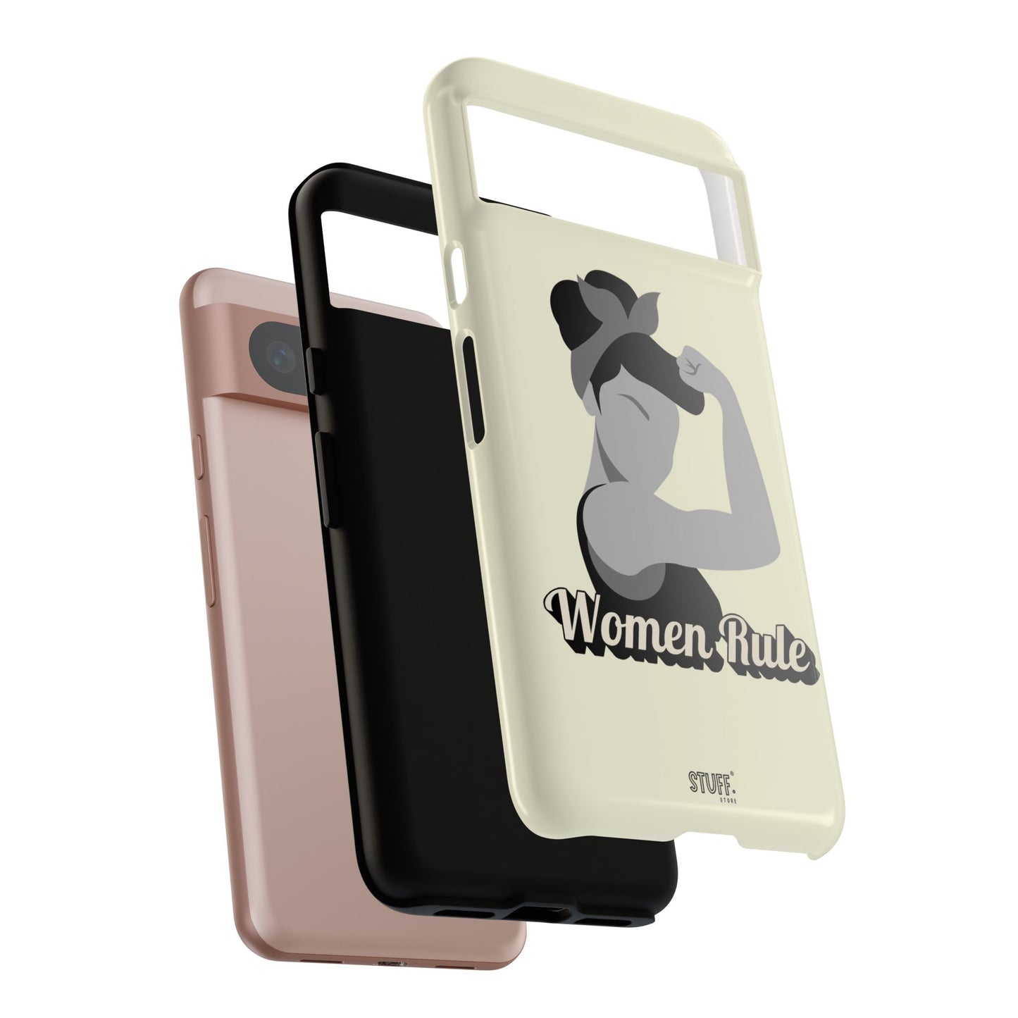Women Rule Case | Coque résistante double protection avec Design Féministe inspirant