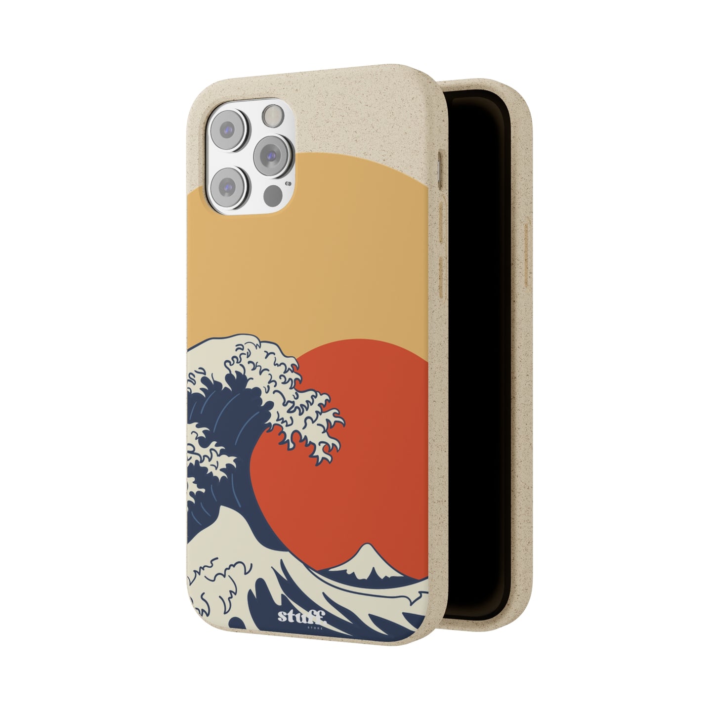 La Grande Vague | biodegradable shell in bamboo and bioplastic - inspired by Japanese art