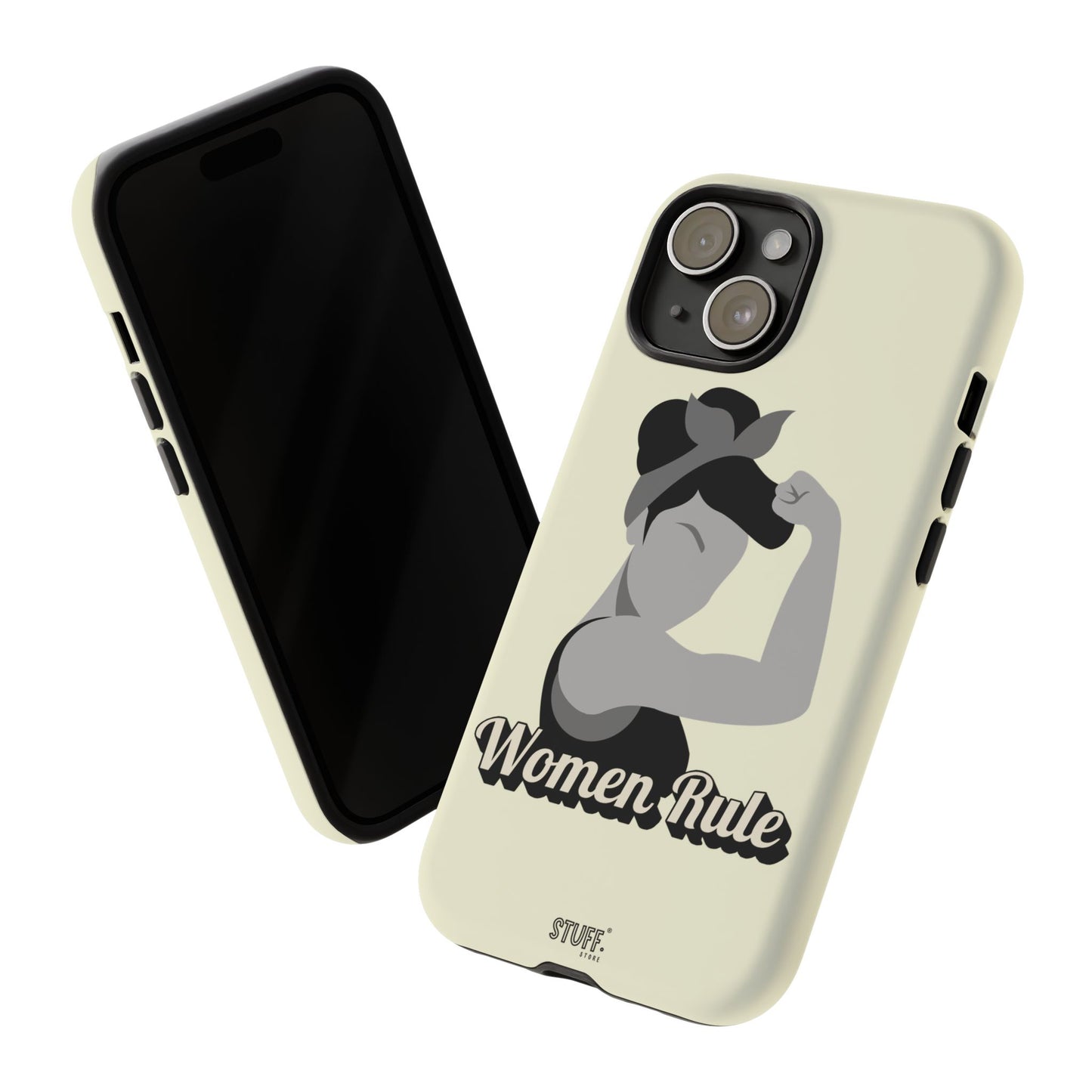 Women Rule Case | Coque résistante double protection avec Design Féministe inspirant