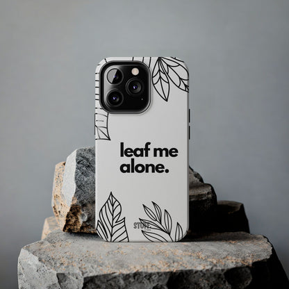 Leaf Me Case | Coque résistante double protection avec design minimaliste