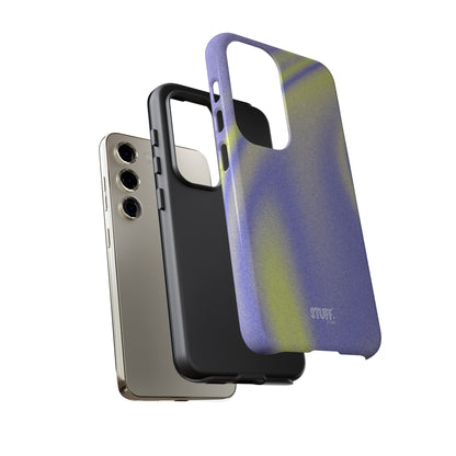 Vibrant Case | Coque résistante double protection anti-choc - Violet & Jaune