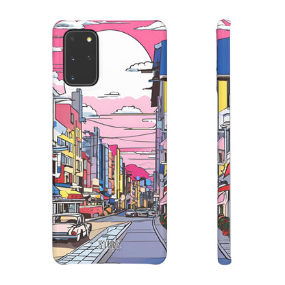 Pop Art Sunset | Coque snap légère et résistante inspiration Lichtenstein