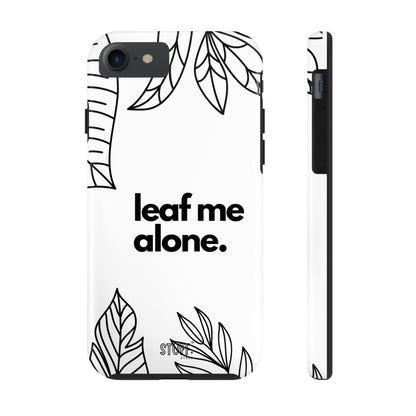 Leaf Me Case | Coque résistante double protection avec design minimaliste
