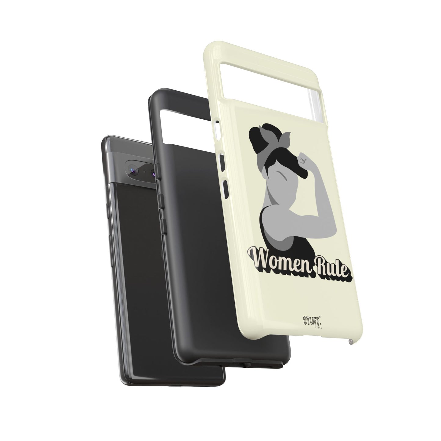 Women Rule Case | Coque résistante double protection avec Design Féministe inspirant