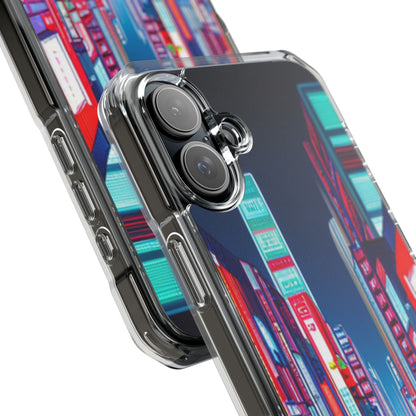 Cyber City Case | Coque transparente magnétique antichoc compatible MagSafe®