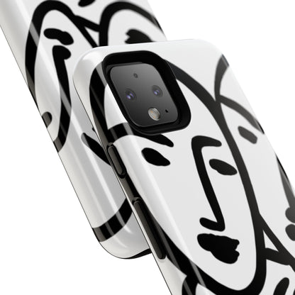 Les Trois Visages | Coque résistante double protection — inspiration Matisse