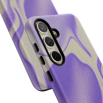 Swirly Case | Coque résistante double protection - Motif vague pourpre
