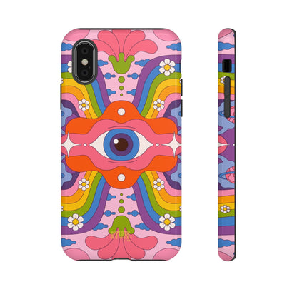 Psych Case | Coque résistante double protection avec Design Psychédélique coloré
