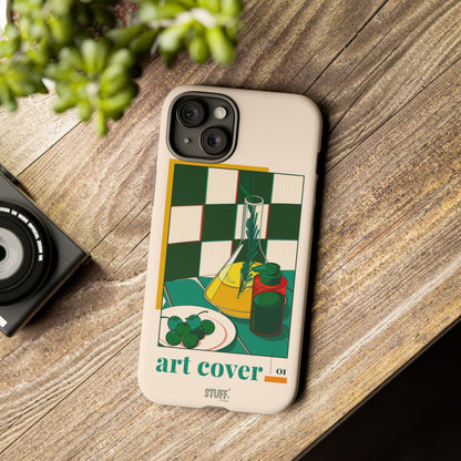 Olio d'Amore Case | Coque résistante double protection avec Design artistique Rétro