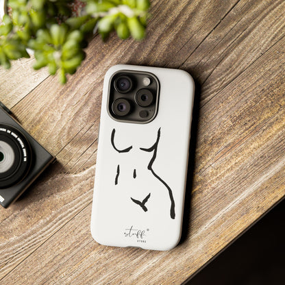 The Curve Case | Resistant double protection shell with Minimalist Design by Women