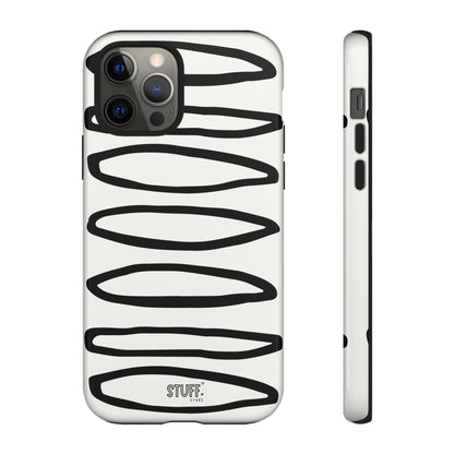 Loopy Case | Coque résistante double protection - Motif cercles abstraits