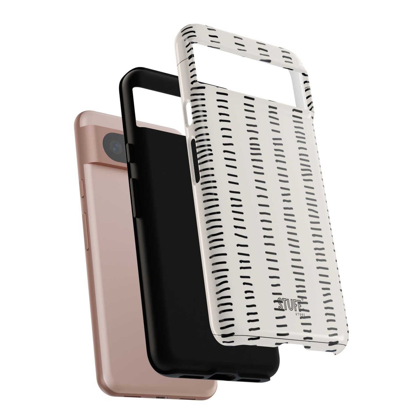 Striped Case | Coque résistante double protection antichoc - Design Minimaliste