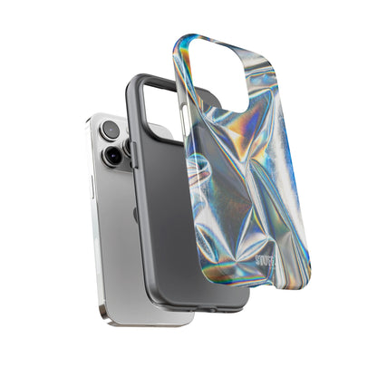 Metallic Case | Coque résistante double protection anti-choc - Effet Métallique