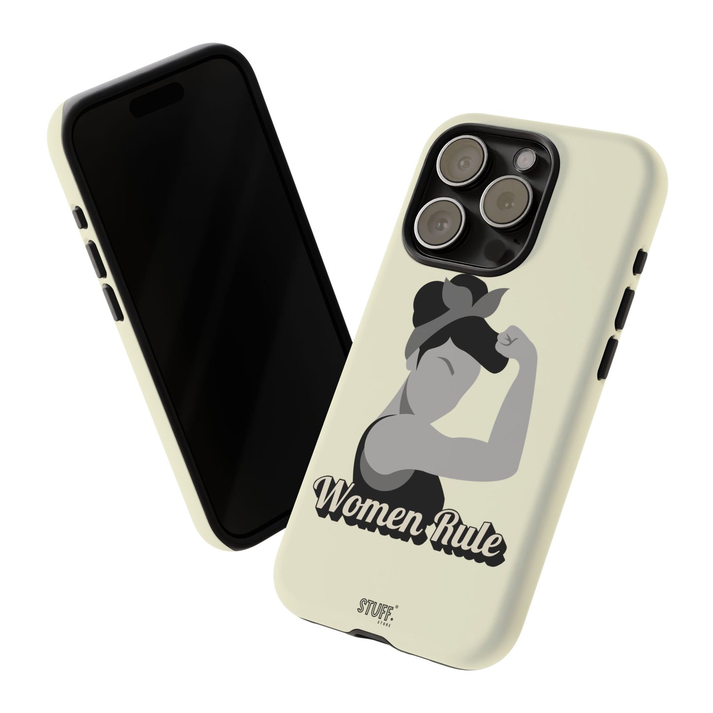 Women Rule Case | Coque résistante double protection avec Design Féministe inspirant