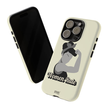 Women Rule Case | Coque résistante double protection avec Design Féministe inspirant