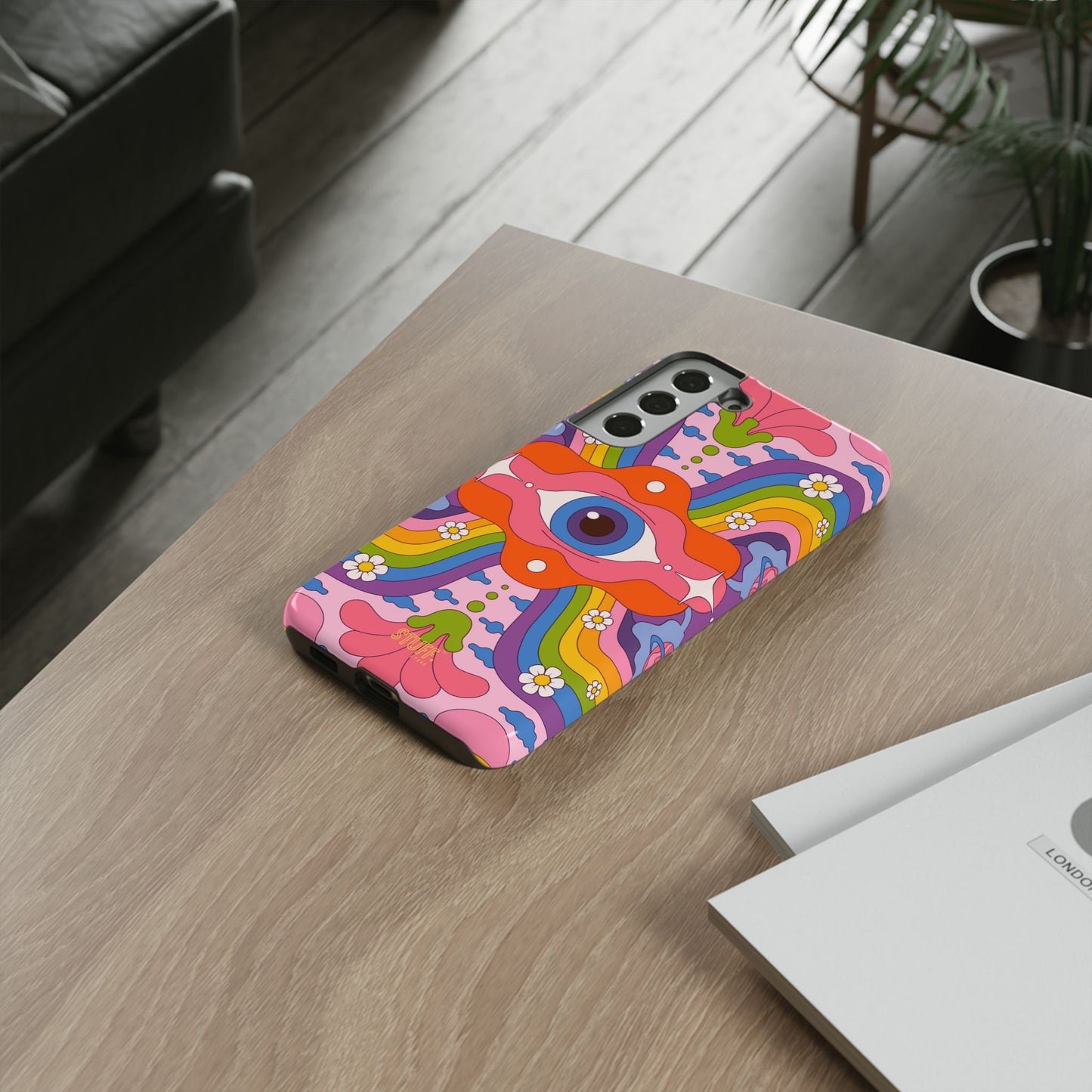 Psych Case | Coque résistante double protection avec Design Psychédélique coloré