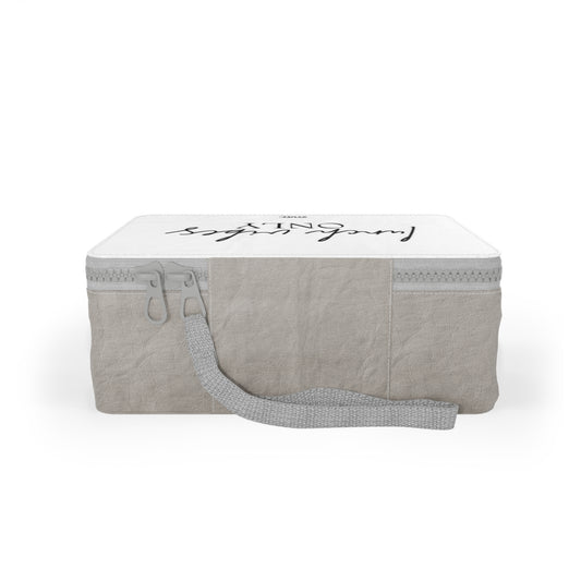 Sac à Lunch en papier Kraft "Lunch Vibes Only" | Style Éco et Pratique