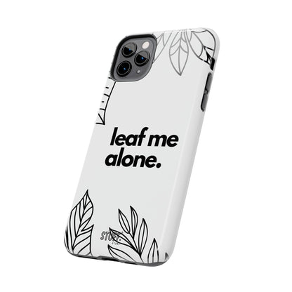 Leaf Me Case | Coque résistante double protection avec design minimaliste