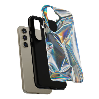 Metallic Case | Coque résistante double protection anti-choc - Effet Métallique