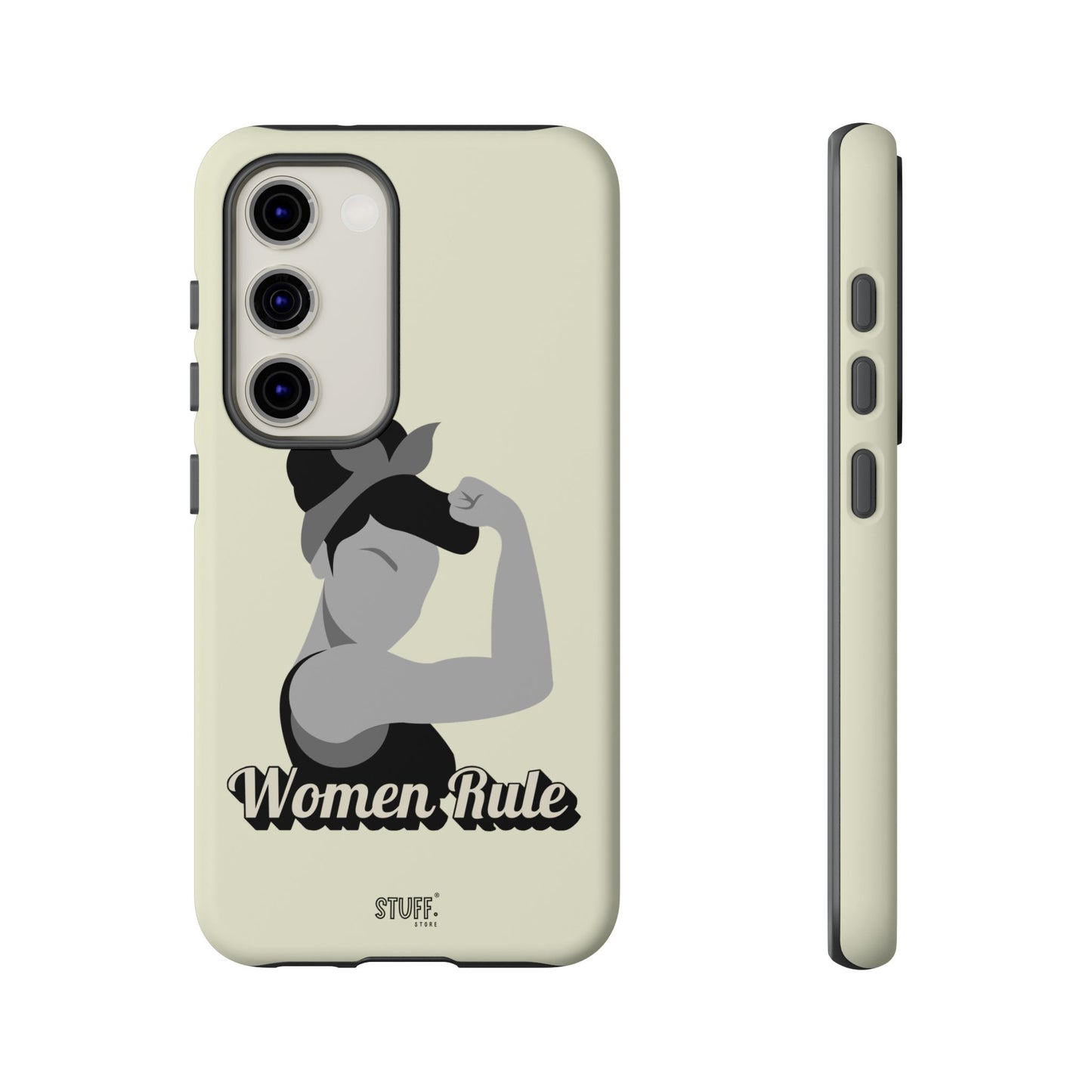 Women Rule Case | Coque résistante double protection avec Design Féministe inspirant