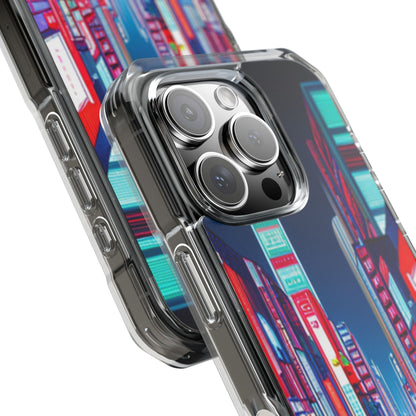 Cyber City Case | Coque transparente magnétique antichoc compatible MagSafe®