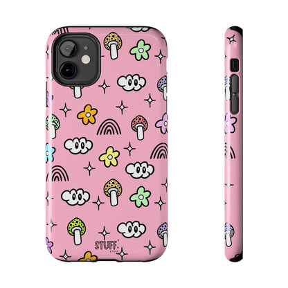Pixie Case | Coque résistante double protection | Pixie Collection - Pink Matte Effect